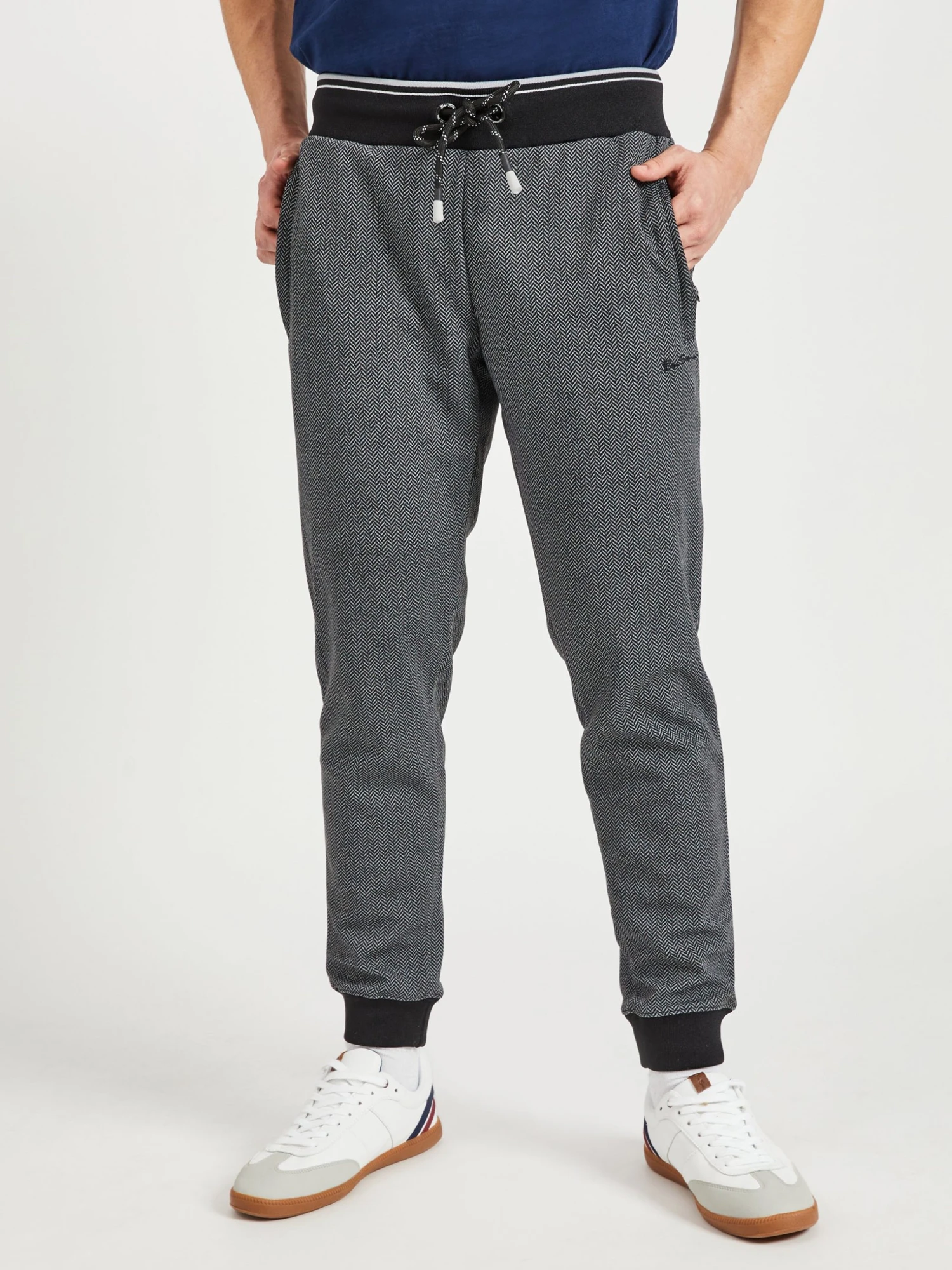 Oved Joggers & Track Pants Herringbone Track Pant - Grey Heather 3 Oved Joggers & Track Pants Herringbone Track Pant - Grey Heather