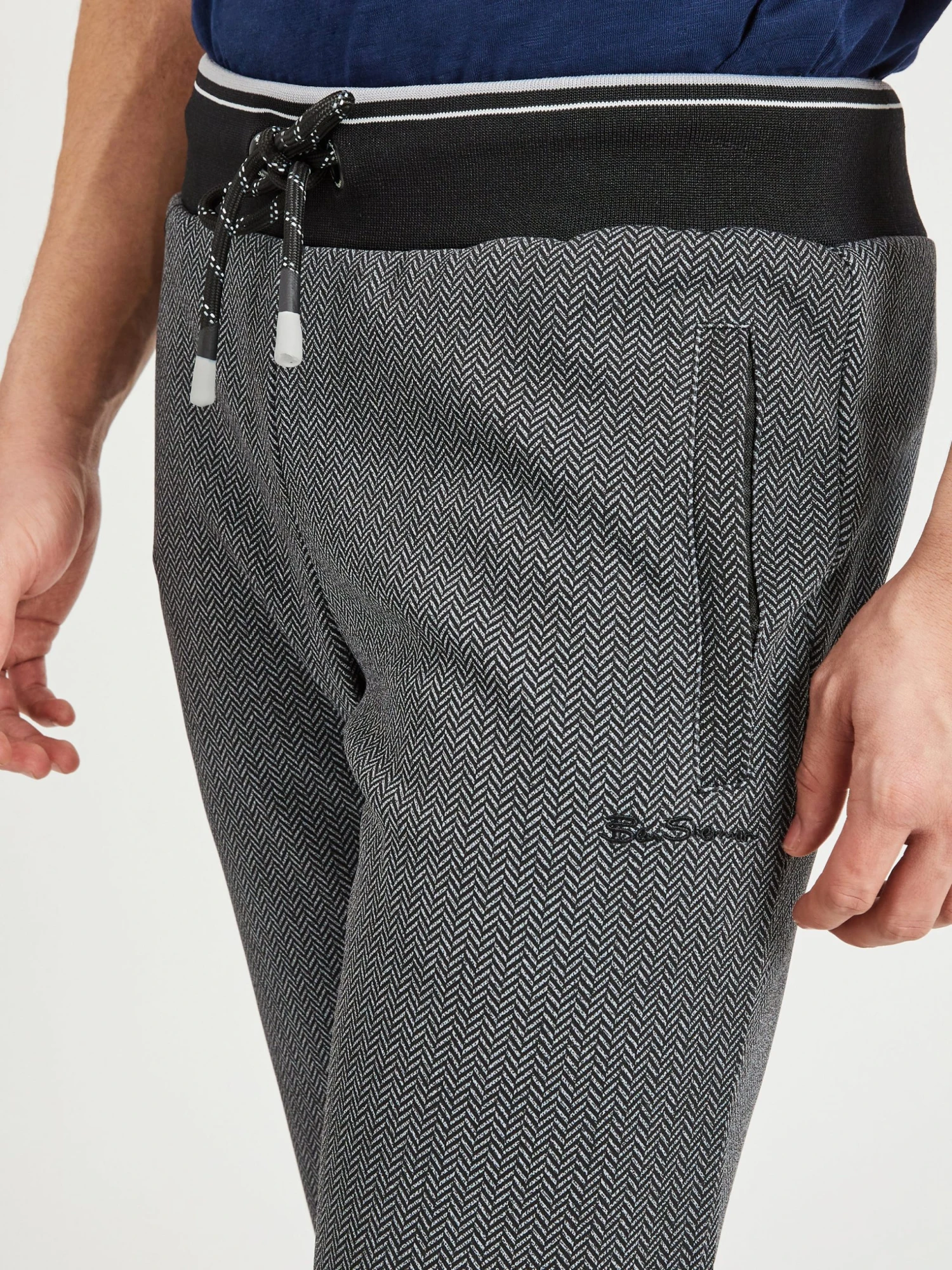 Oved Joggers & Track Pants Herringbone Track Pant - Grey Heather 5 Oved Joggers & Track Pants Herringbone Track Pant - Grey Heather