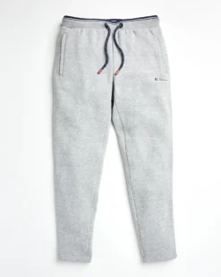 Oved Mod Stripe Fleece Track Pant - Grey Heather