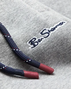 Oved Mod Stripe Fleece Track Pant - Grey Heather