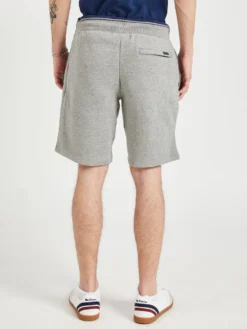 Oved Mod Stripe Fleece Track Short - Grey Heather Shorts
