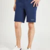 Oved Mod Stripe Fleece Track Short - Navy Blazer Shorts