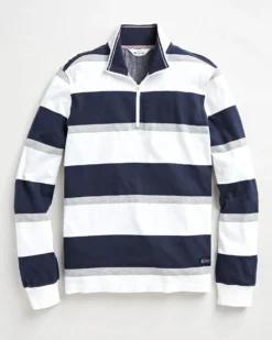 Oved Manchester 1/4 Zip Pullover - Bright White Loungewear