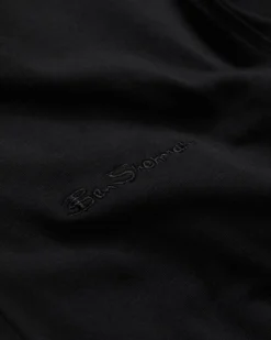 Oved Long-Sleeve Shirts Long Sleeve Henley T-shirt - Black