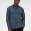 Oved Long-Sleeve Shirts Long Sleeve Corduroy Shirt - Storm Blue