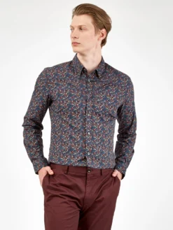 Oved Long-Sleeve Floral Print Shirt - Salute Long-Sleeve Shirts