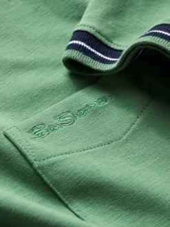 Oved Supima Cotton Ringer Pocket T-Shirt - Ivy T-Shirts