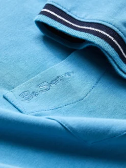 Oved T-Shirts Supima Cotton Ringer Pocket T-Shirt - Niagara