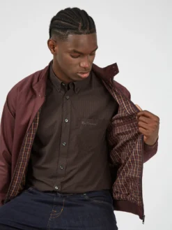 Baird Long-Sleeve Signature Gingham Shirt - Cocoa Long-Sleeve Shirts