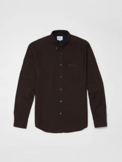 Baird Long-Sleeve Signature Gingham Shirt - Cocoa Long-Sleeve Shirts