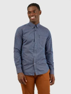 Baird Long-Sleeve Signature Gingham Shirt