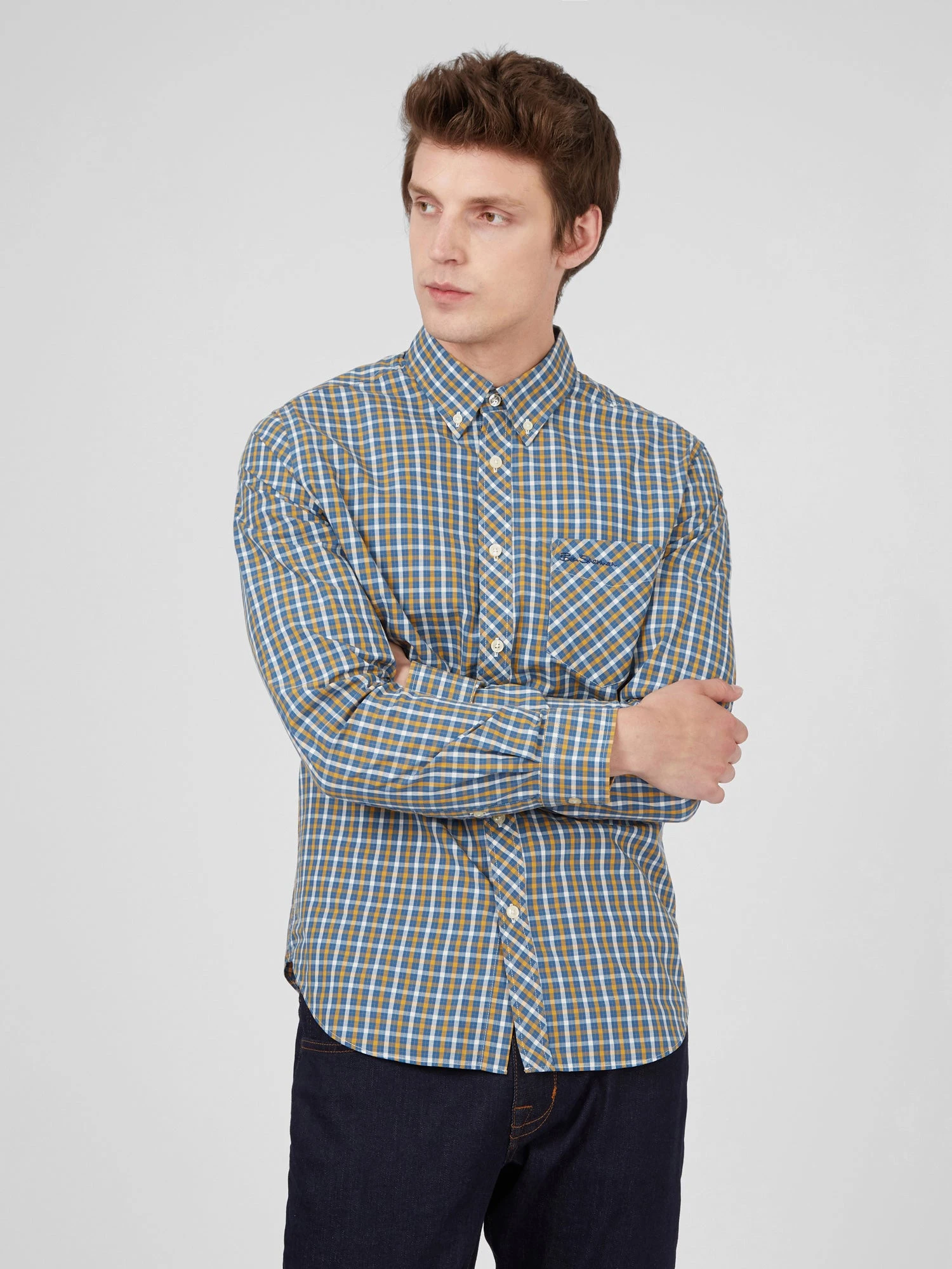 Baird Long-Sleeve Shirts Long-Sleeve House Check Shirt - Lake 4 Baird Long-Sleeve Shirts Long-Sleeve House Check Shirt - Lake