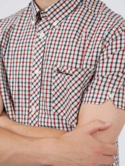 Baird Short-Sleeve Shirts Short-Sleeve House Check Shirt - Red 8 Baird Short-Sleeve Shirts Short-Sleeve House Check Shirt - Red