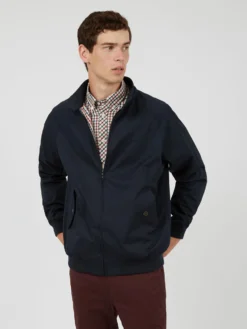 Oved Signature Harrington Jacket - Navy Blazer