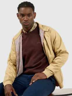 Oved Signature Harrington Jacket - Sand