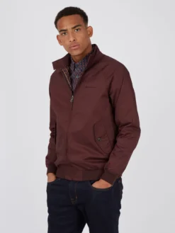 Baird Harrington Jackets Signature Harrington Jacket - Bordeaux