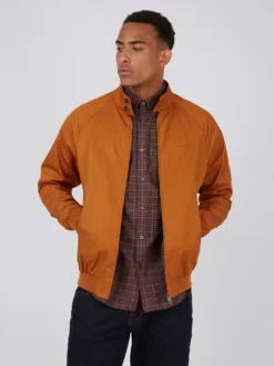 Baird Signature Harrington Jacket - Gold Metal