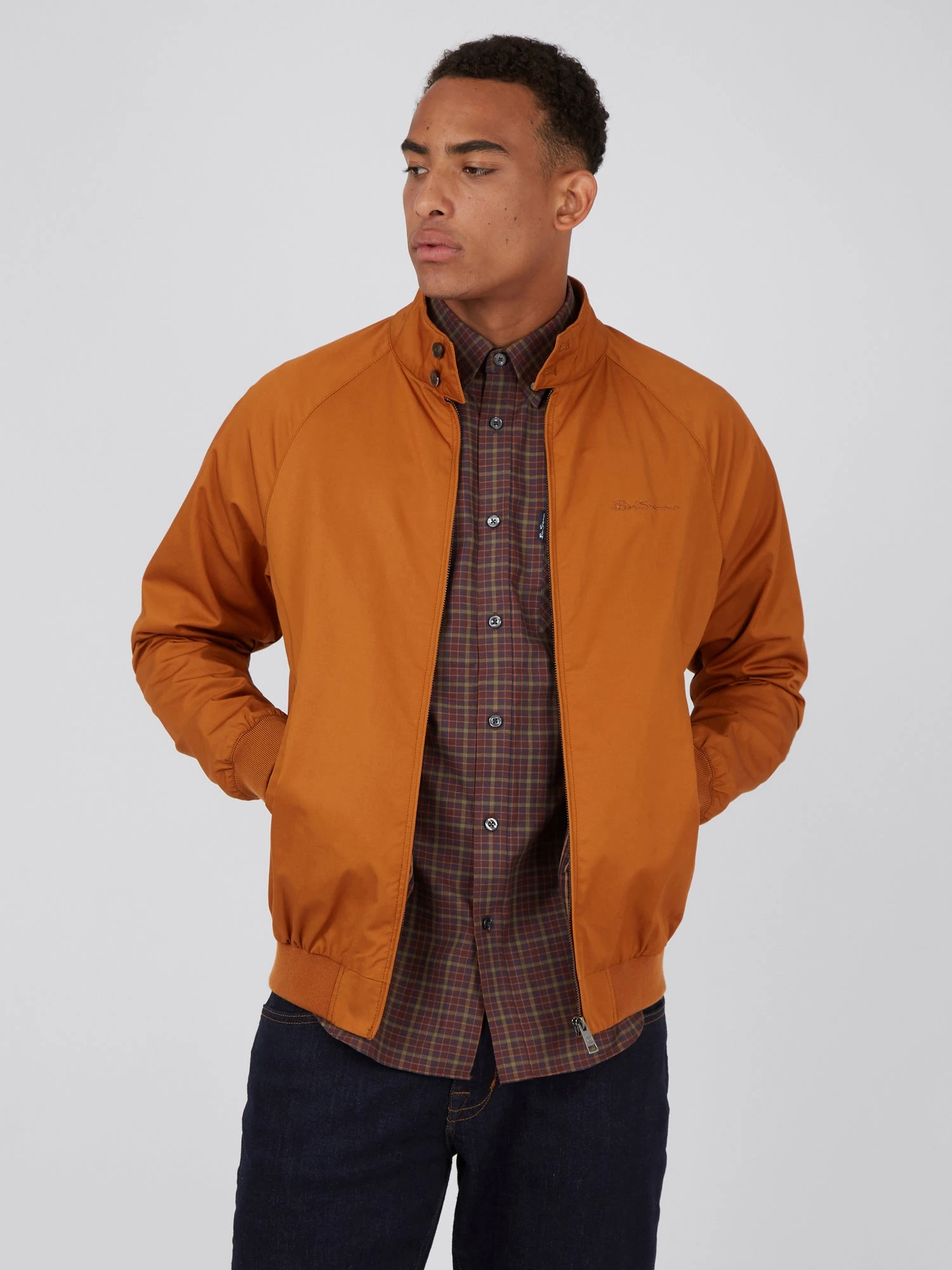Baird Signature Harrington Jacket - Gold Metal 3 Baird Signature Harrington Jacket - Gold Metal