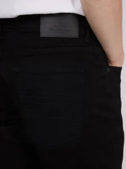 Baird Straight-Leg Jeans - Black Denim