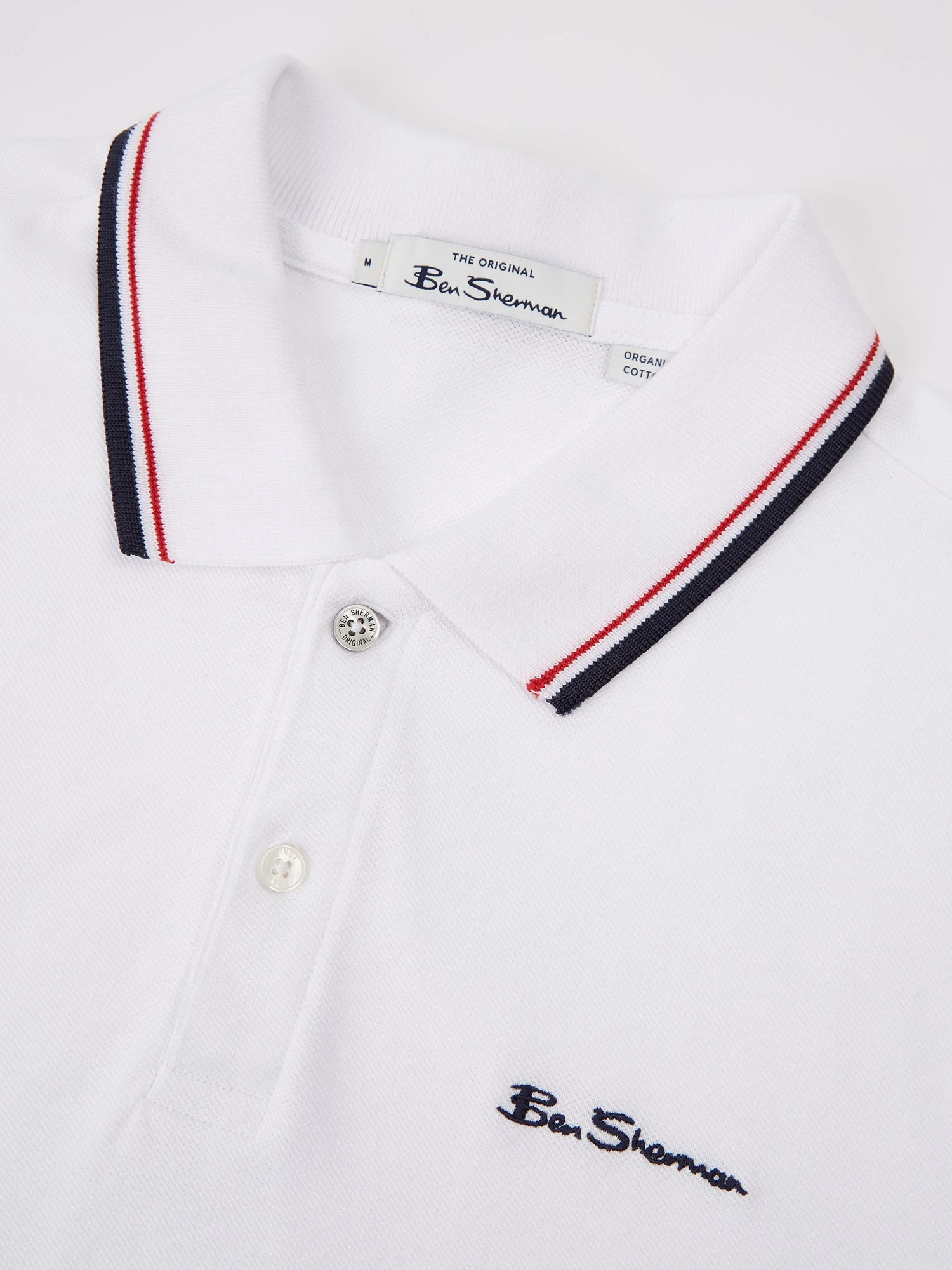 Baird Organic Cotton Signature Polo - White 6 Baird Organic Cotton Signature Polo - White