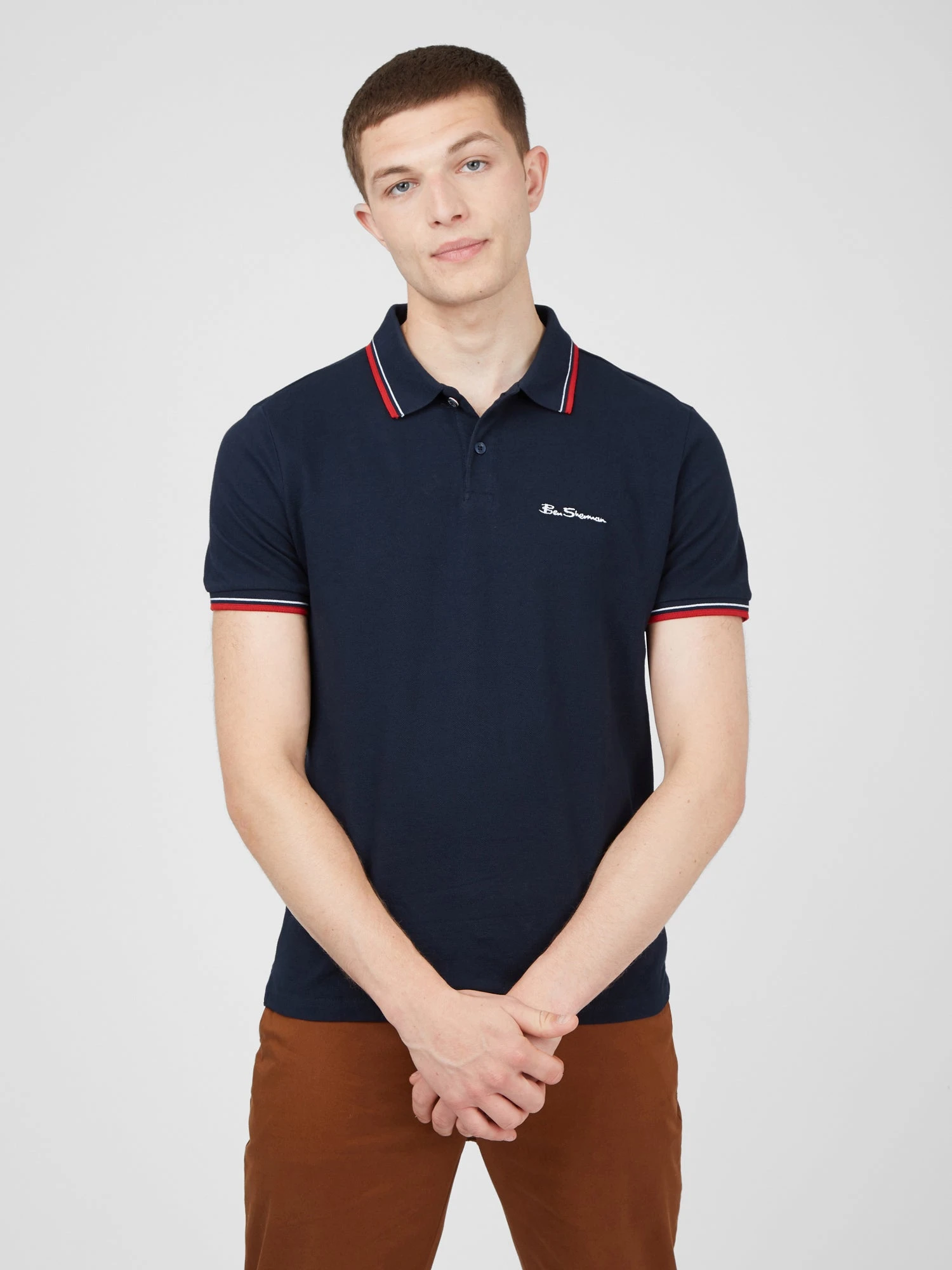 Baird Organic Cotton Signature Polo - Dark Navy Signature Polos 3 Baird Organic Cotton Signature Polo - Dark Navy Signature Polos