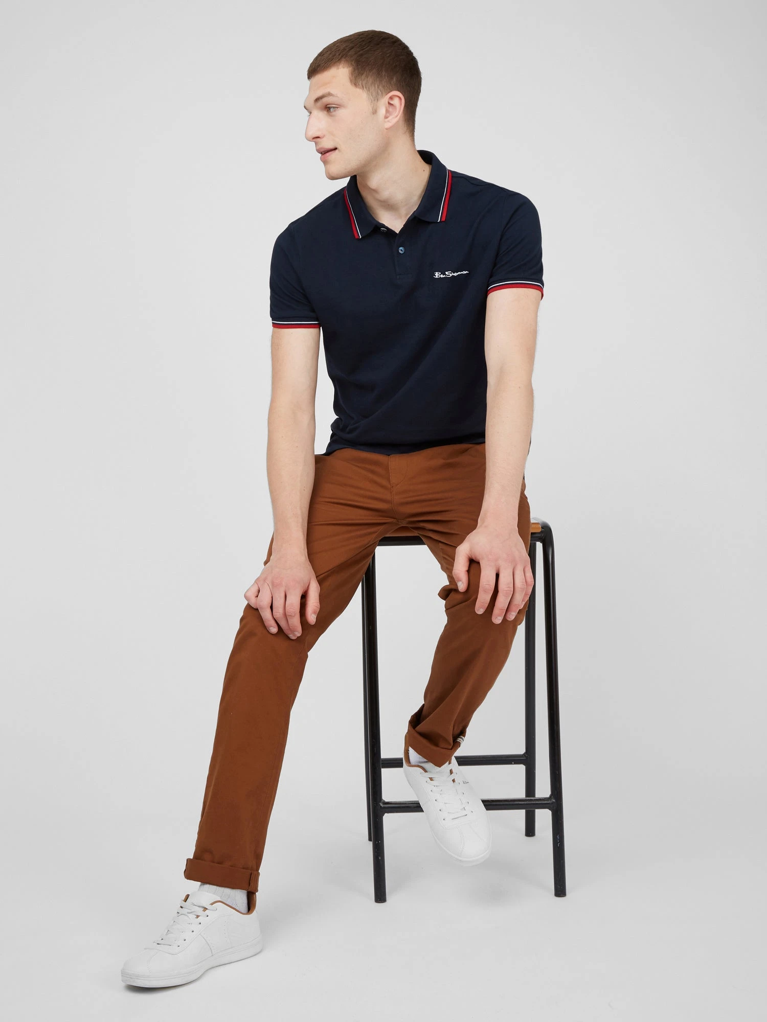 Baird Organic Cotton Signature Polo - Dark Navy Signature Polos 5 Baird Organic Cotton Signature Polo - Dark Navy Signature Polos