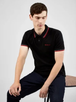 Baird Organic Cotton Signature Polo - Black