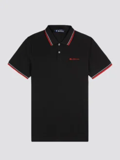 Baird Organic Cotton Signature Polo - Black