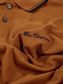 Baird Organic Cotton Signature Polo - Burnt Orange Signature Polos