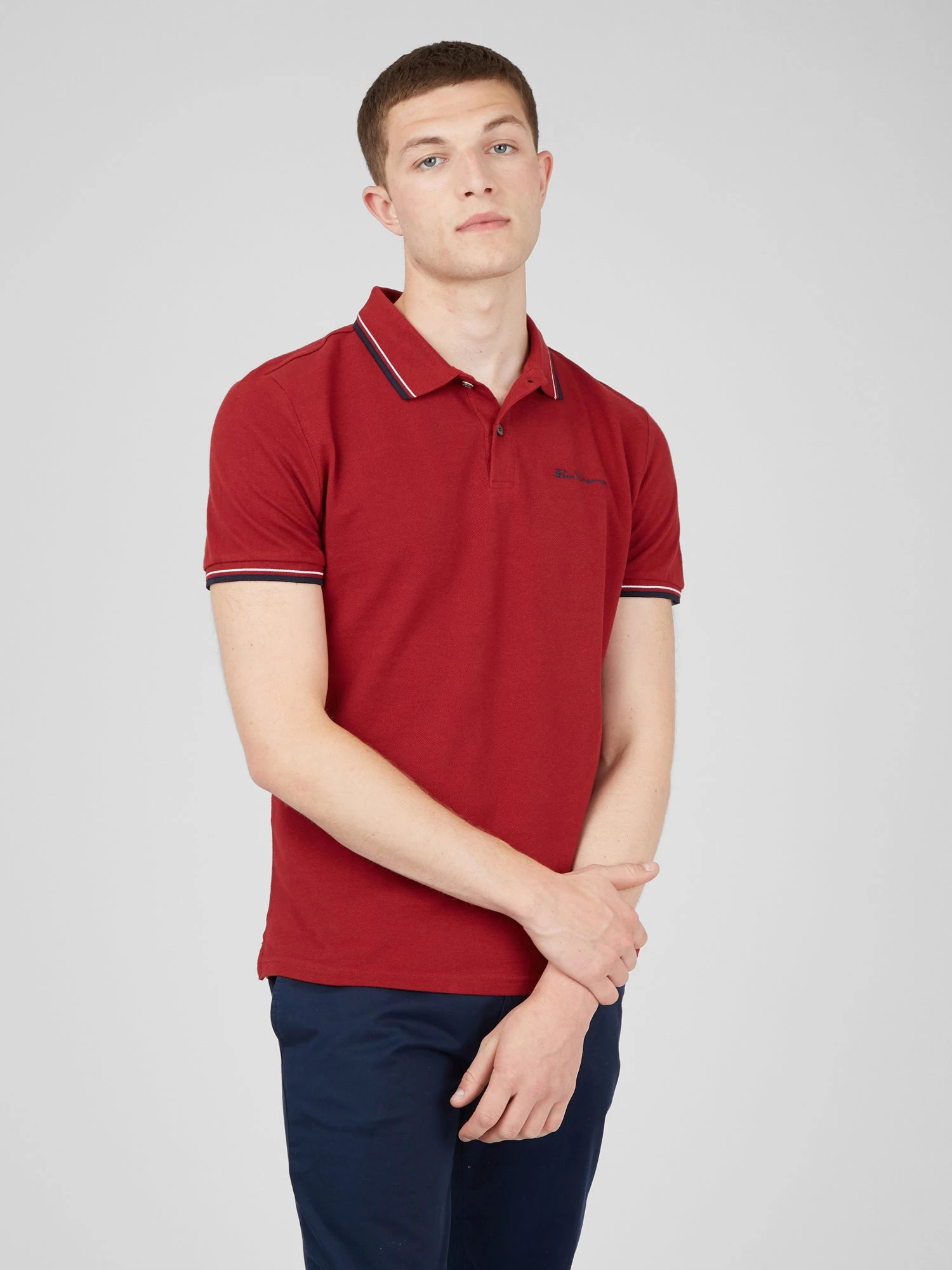 Baird Organic Cotton Signature Polo - Red Signature Polos 3 Baird Organic Cotton Signature Polo - Red Signature Polos