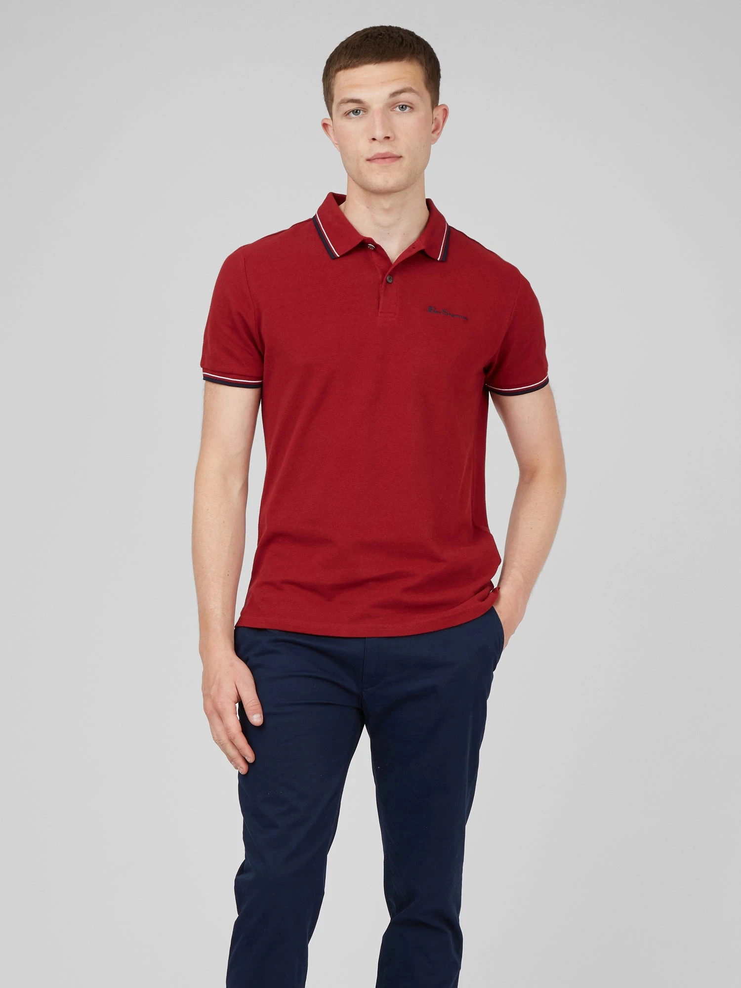 Baird Organic Cotton Signature Polo - Red Signature Polos 5 Baird Organic Cotton Signature Polo - Red Signature Polos