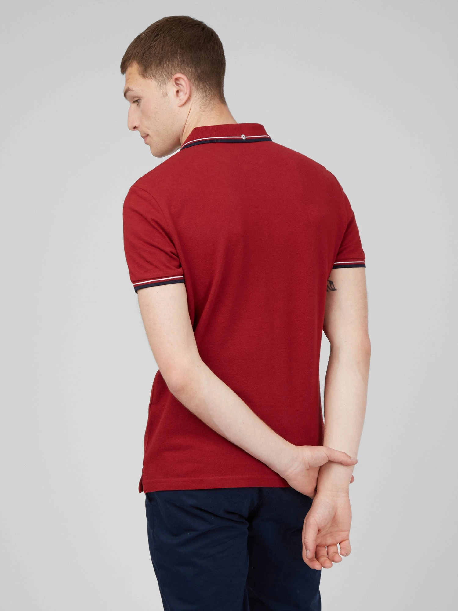 Baird Organic Cotton Signature Polo - Red Signature Polos 4 Baird Organic Cotton Signature Polo - Red Signature Polos