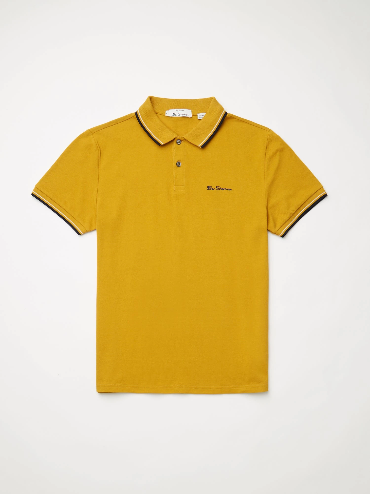 Baird Organic Cotton Signature Polo - Mustard 8 Baird Organic Cotton Signature Polo - Mustard