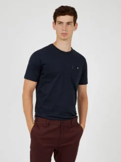 Baird Organic Cotton Signature Pocket Tee - Dark Navy