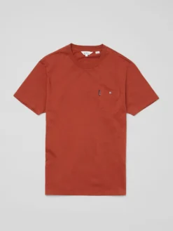 Baird Loungewear Organic Cotton Signature Pocket Tee - Burnt Orange 13 Baird Loungewear Organic Cotton Signature Pocket Tee - Burnt Orange