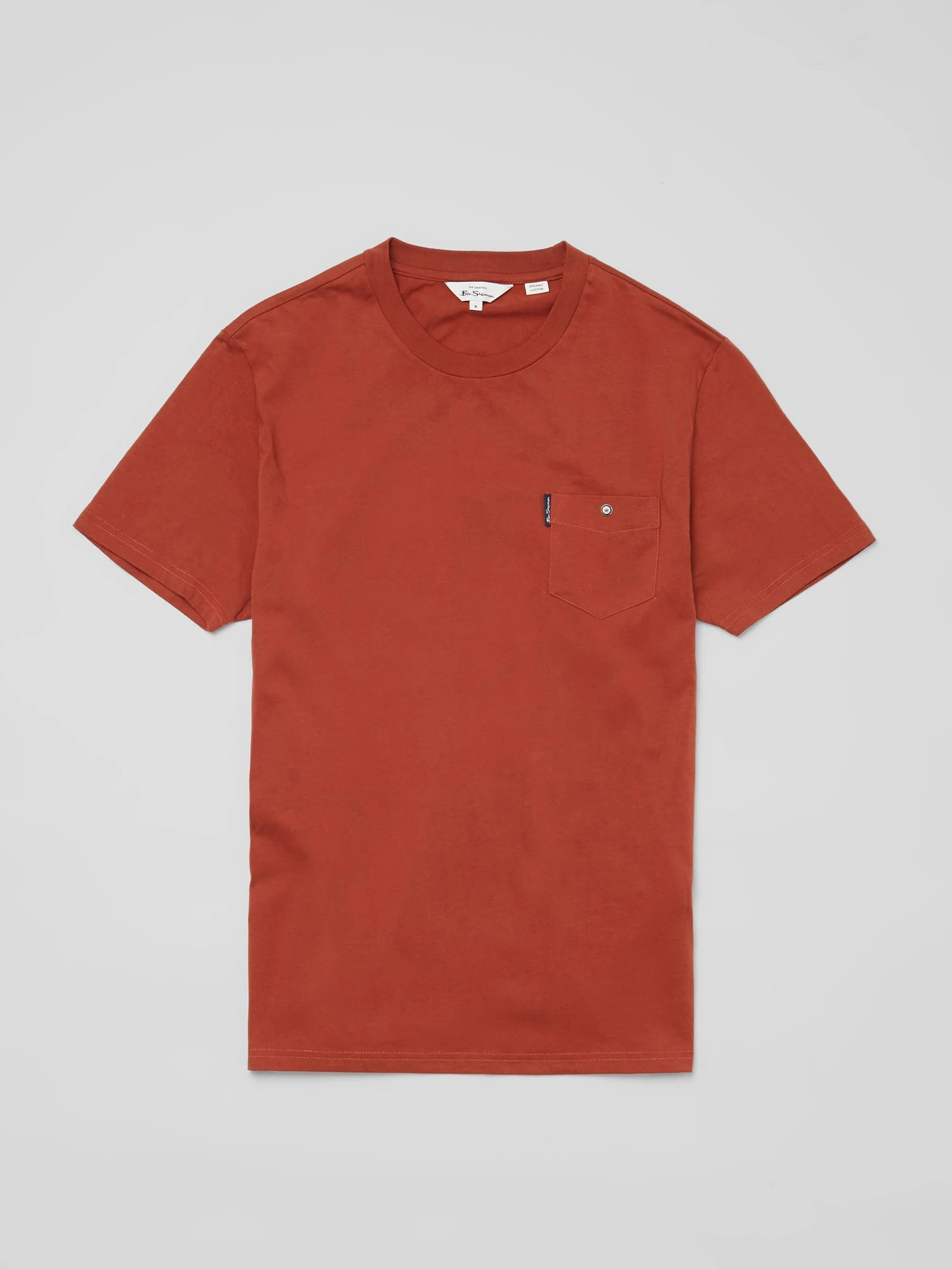 Baird Loungewear Organic Cotton Signature Pocket Tee - Burnt Orange 8 Baird Loungewear Organic Cotton Signature Pocket Tee - Burnt Orange