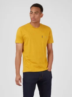 Baird Organic Cotton Signature Pocket Tee - Mustard T-Shirts