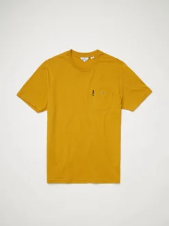Baird Organic Cotton Signature Pocket Tee - Mustard T-Shirts