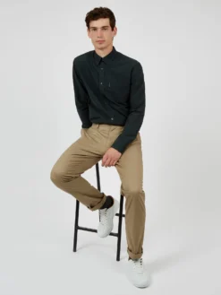 Baird Signature Skinny Stretch Chino Pant - Stone Chinos & Trousers