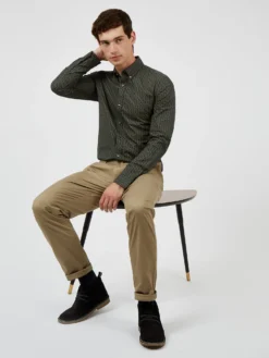 Baird Signature Slim Stretch Chino Pant - Stone Chinos & Trousers