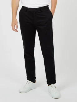 Baird Chinos & Trousers Signature Slim Stretch Chino Pant - Black