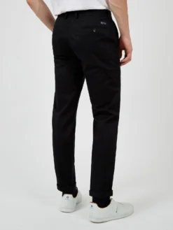 Baird Chinos & Trousers Signature Slim Stretch Chino Pant - Black