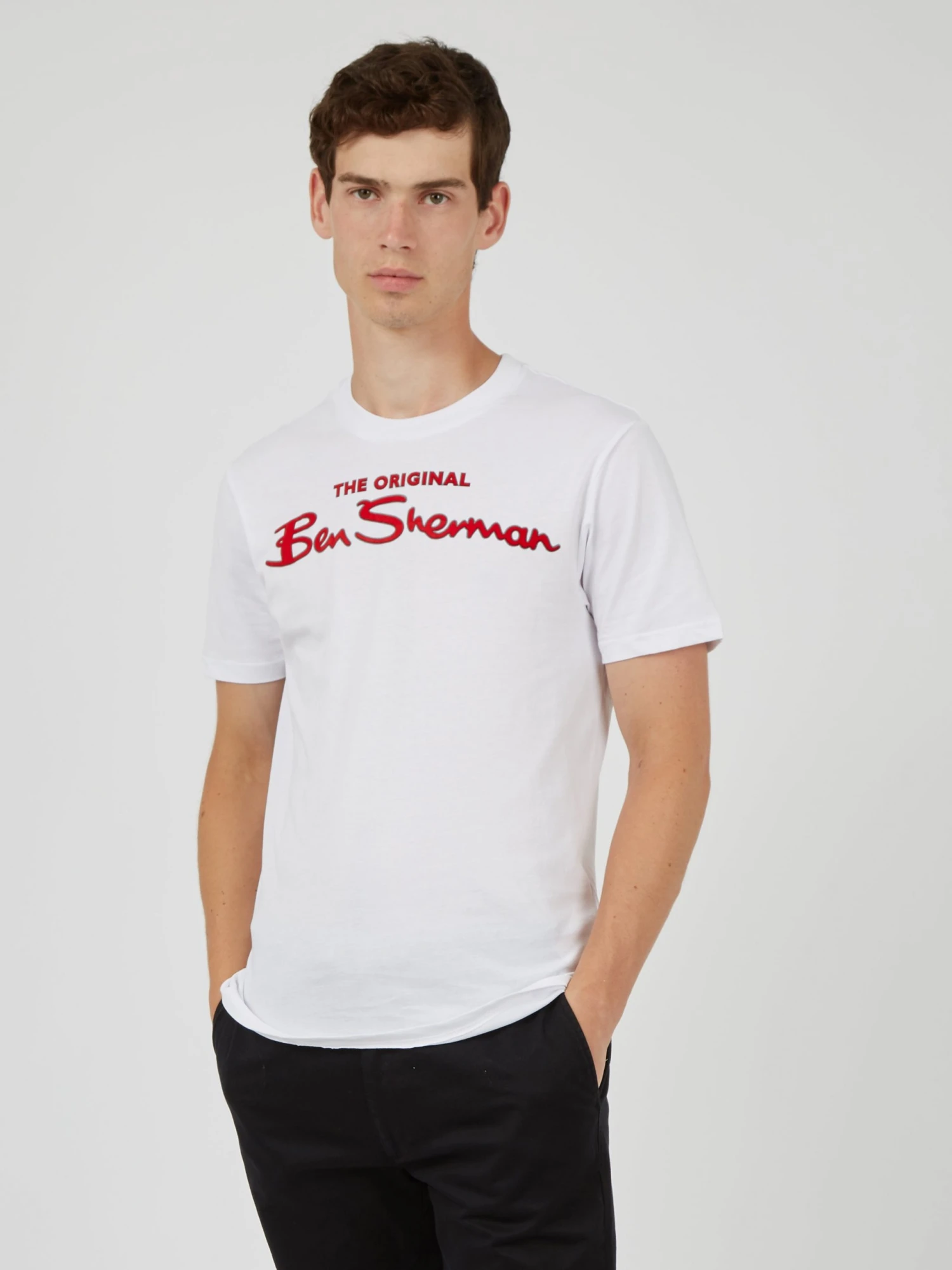 Baird Signature Flock Graphic Tee - White 3 Baird Signature Flock Graphic Tee - White