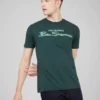 Baird Loungewear Signature Flock Graphic Tee - Dark Green 2 Baird Loungewear Signature Flock Graphic Tee - Dark Green