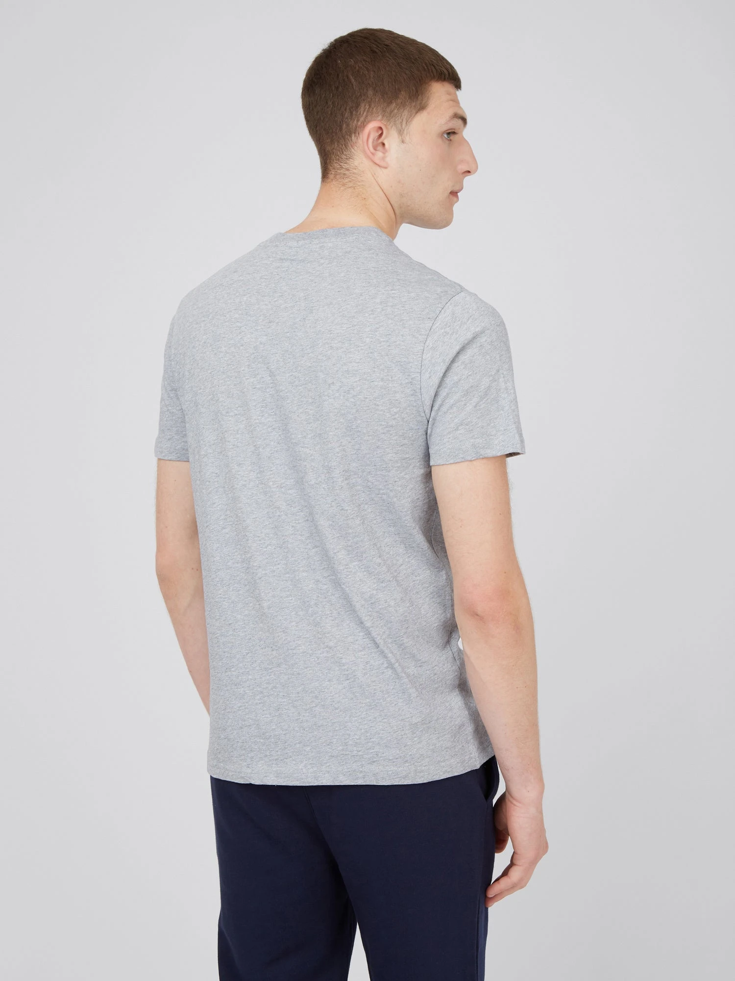 Baird Loungewear Signature Flock Graphic Tee - Grey 4 Baird Loungewear Signature Flock Graphic Tee - Grey