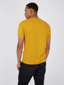 Baird Signature Flock Graphic Tee - Mustard Loungewear