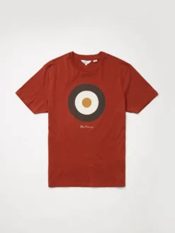 Baird Signature Target Tee - Dark Orange