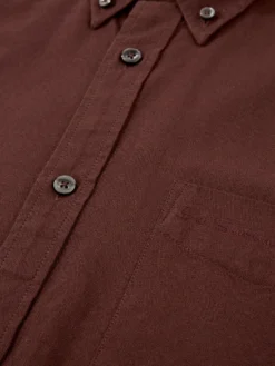 Baird Long-Sleeve Signature Oxford Shirt - Bordeaux Long-Sleeve Shirts