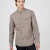 Baird Long-Sleeve Mini-Check Shirt - Hemp