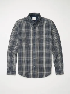 Baird Long-Sleeve Gradient Check Shirt - Ivory Long-Sleeve Shirts 13 Baird Long-Sleeve Gradient Check Shirt - Ivory Long-Sleeve Shirts